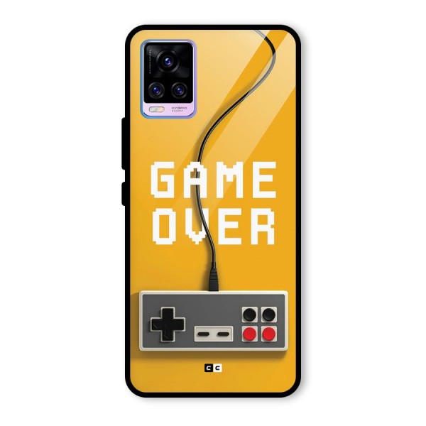 Game Over Remote Glass Back Case for Vivo V20 Pro