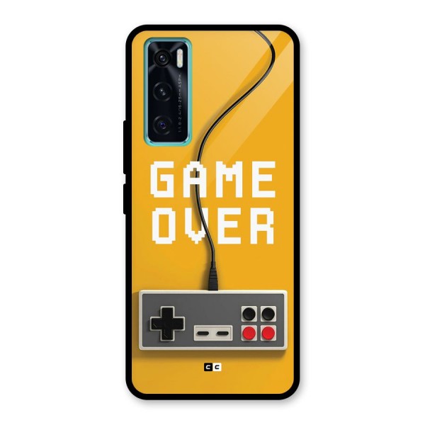 Game Over Remote Glass Back Case for Vivo V20 SE