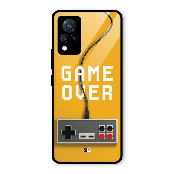 Game Over Remote Glass Back Case for Vivo V21 5G