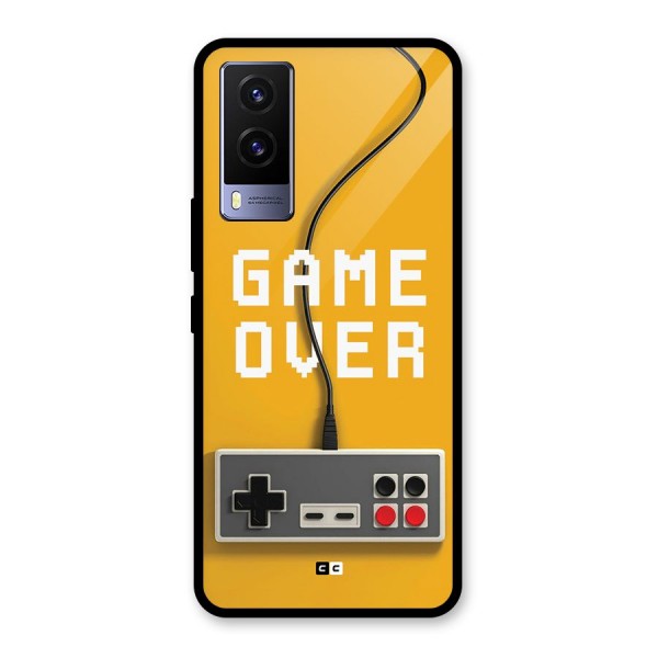 Game Over Remote Glass Back Case for Vivo V21e 5G