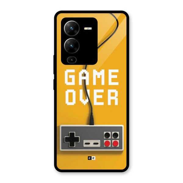 Game Over Remote Glass Back Case for Vivo V25 Pro