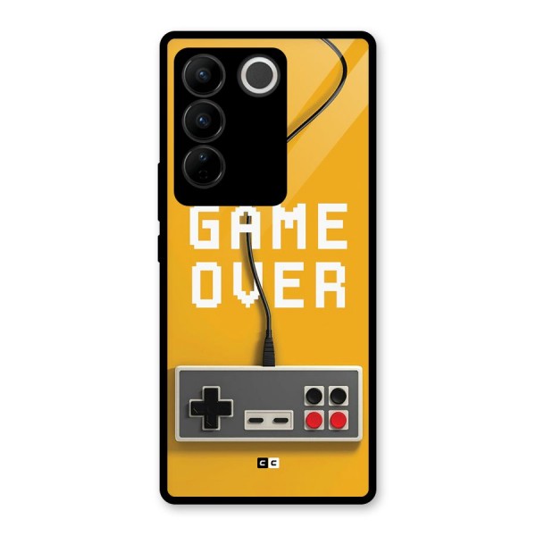 Game Over Remote Glass Back Case for Vivo V27 Pro