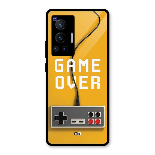 Game Over Remote Glass Back Case for Vivo X70 Pro