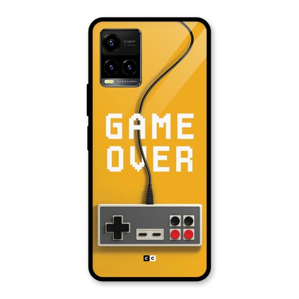 Game Over Remote Glass Back Case for Vivo Y21A