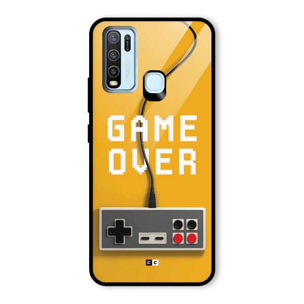 Game Over Remote Glass Back Case for Vivo Y30