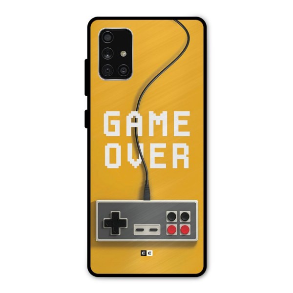 Game Over Remote Metal Back Case for Galaxy A71