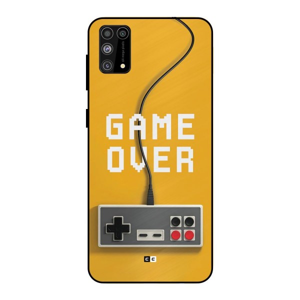 Game Over Remote Metal Back Case for Galaxy M31