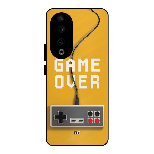 Game Over Remote Metal Back Case for Honor 90