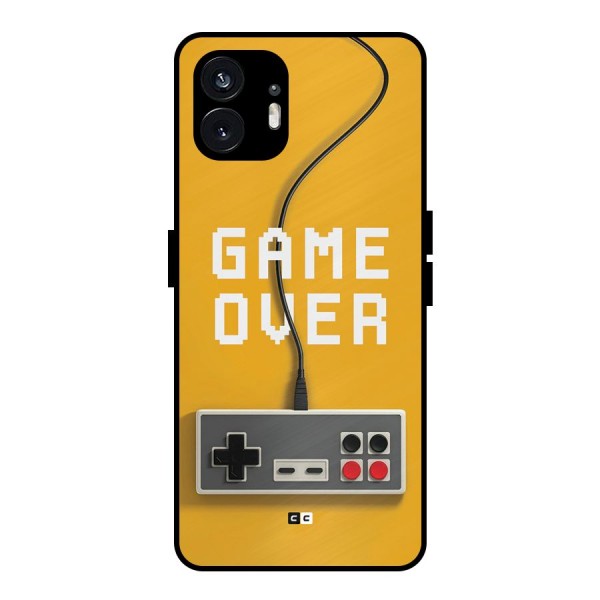 Game Over Remote Metal Back Case for Nothing Phone 2