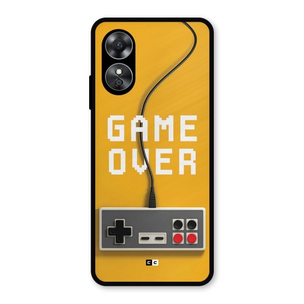 Game Over Remote Metal Back Case for Oppo A17