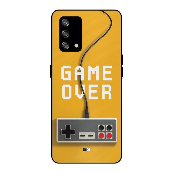 Game Over Remote Metal Back Case for Oppo F19s