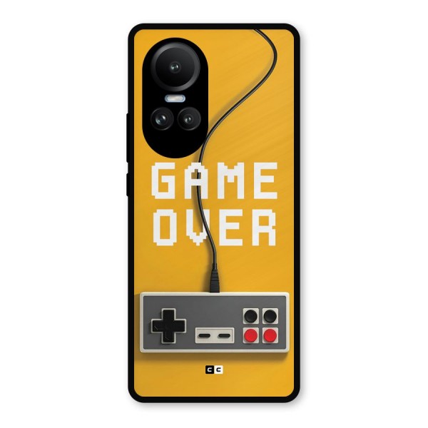 Game Over Remote Metal Back Case for Oppo Reno10 Pro