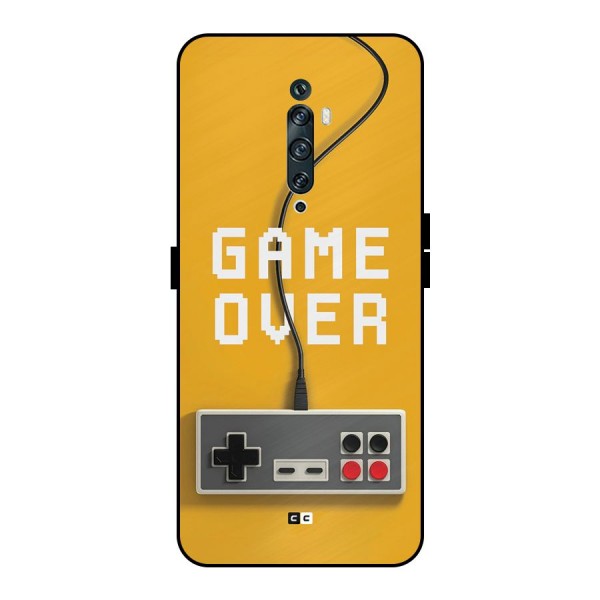 Game Over Remote Metal Back Case for Oppo Reno2 Z