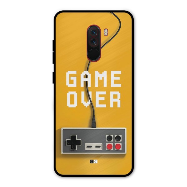 Game Over Remote Metal Back Case for Poco F1