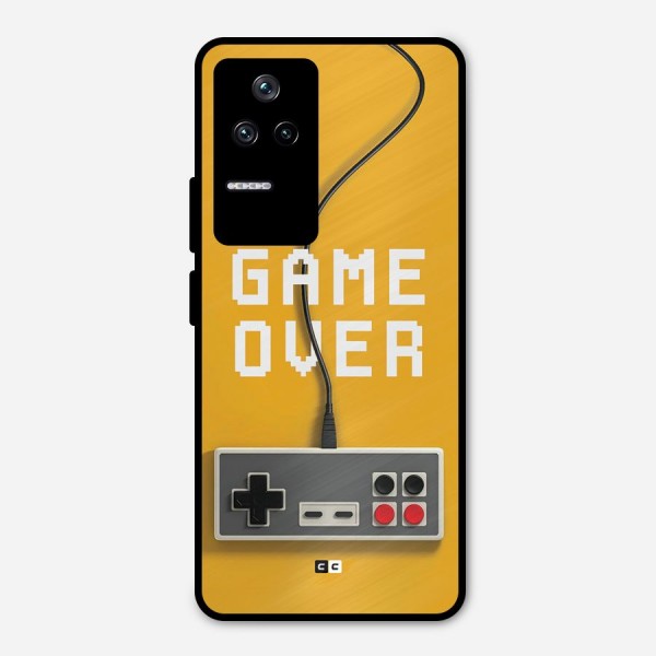 Game Over Remote Metal Back Case for Poco F4 5G