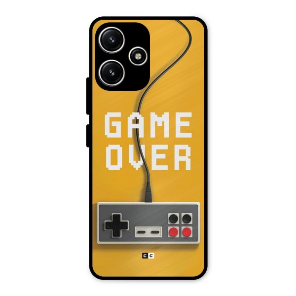 Game Over Remote Metal Back Case for Poco M6 Pro