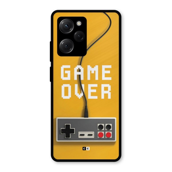 Game Over Remote Metal Back Case for Poco X5 Pro