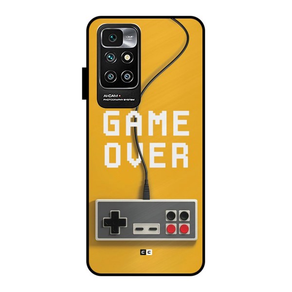 Game Over Remote Metal Back Case for Redmi 10 Prime