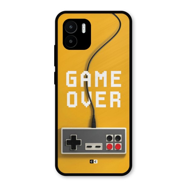 Game Over Remote Metal Back Case for Redmi A1