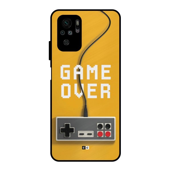 Game Over Remote Metal Back Case for Redmi Note 10S