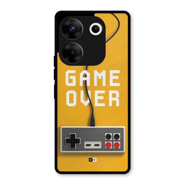 Game Over Remote Metal Back Case for Tecno Camon 20