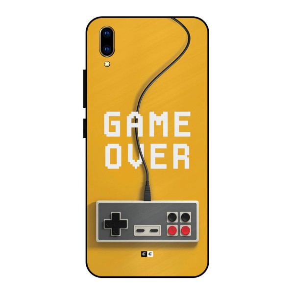 Game Over Remote Metal Back Case for Vivo V11 Pro