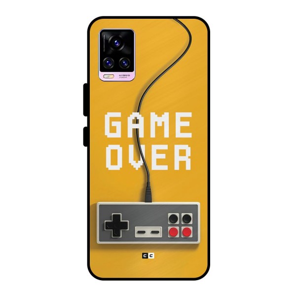 Game Over Remote Metal Back Case for Vivo V20 Pro