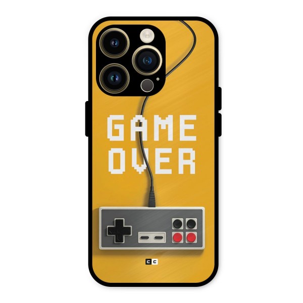 Game Over Remote Metal Back Case for iPhone 14 Pro