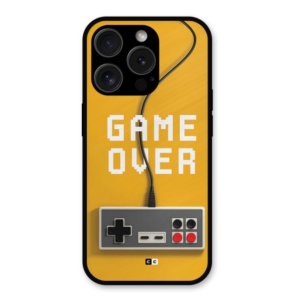 Game Over Remote Metal Back Case for iPhone 15 Pro