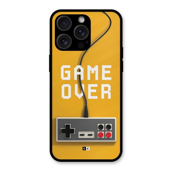 Game Over Remote Metal Back Case for iPhone 15 Pro Max