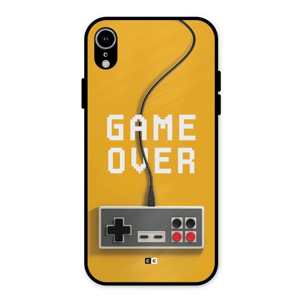 Game Over Remote Metal Back Case for iPhone XR