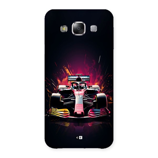 Game Racing Back Case for Galaxy E5