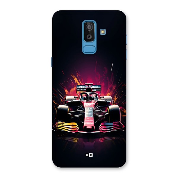 Game Racing Back Case for Galaxy J8