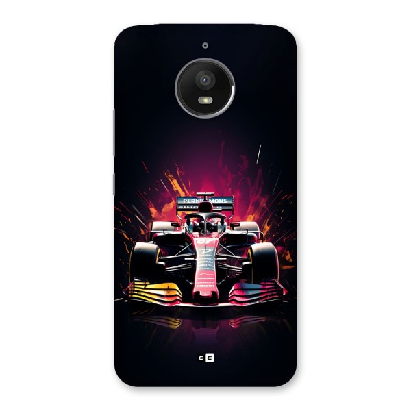 Game Racing Back Case for Moto E4 Plus