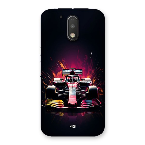 Game Racing Back Case for Moto G4