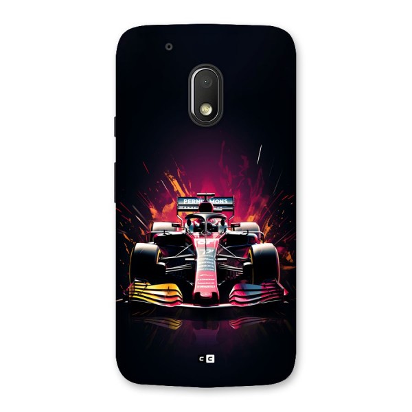 Game Racing Back Case for Moto G4 Play