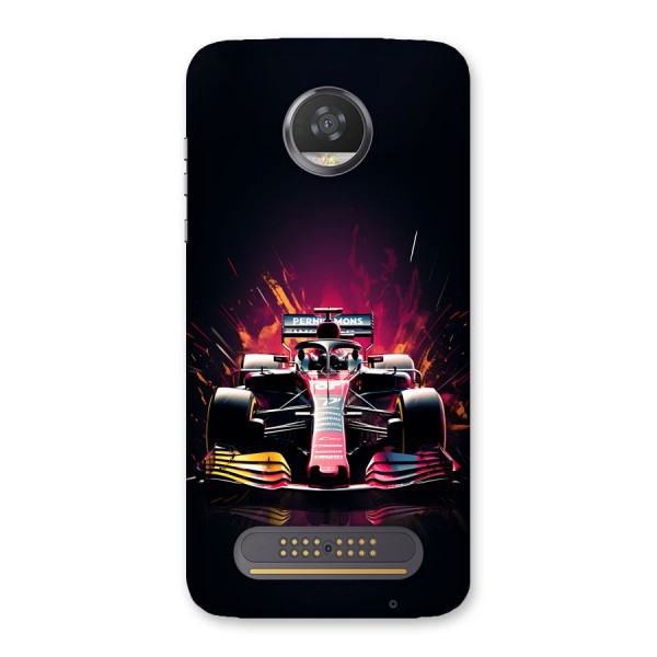 Game Racing Back Case for Moto Z2 Play