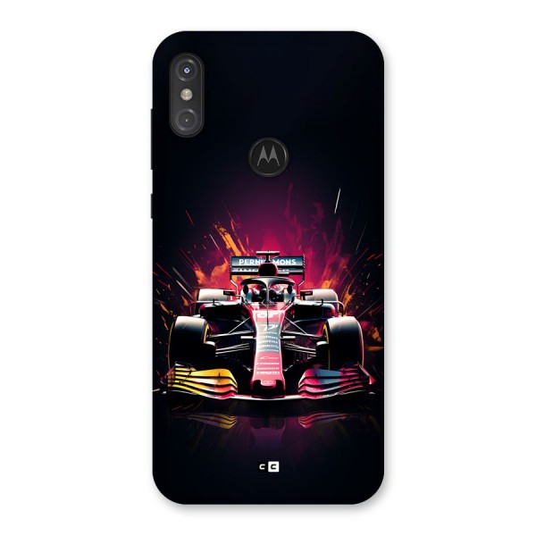 Game Racing Back Case for Motorola One Power