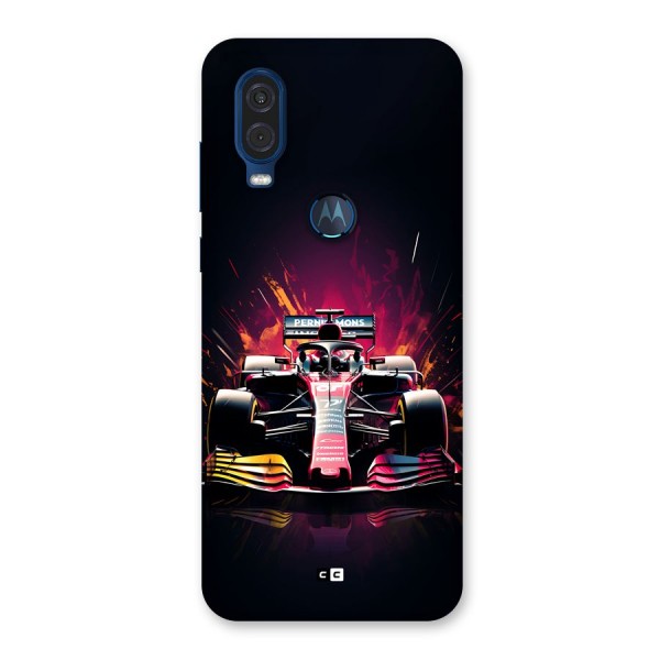 Game Racing Back Case for Motorola One Vision