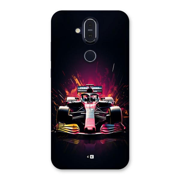 Game Racing Back Case for Nokia 8.1