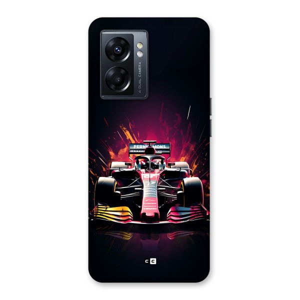 Game Racing Back Case for Oppo K10 5G