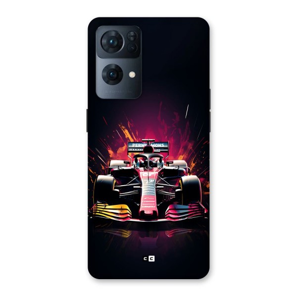 Game Racing Back Case for Oppo Reno7 Pro 5G