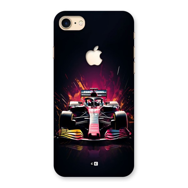 Game Racing Back Case for iPhone 7 Apple Cut