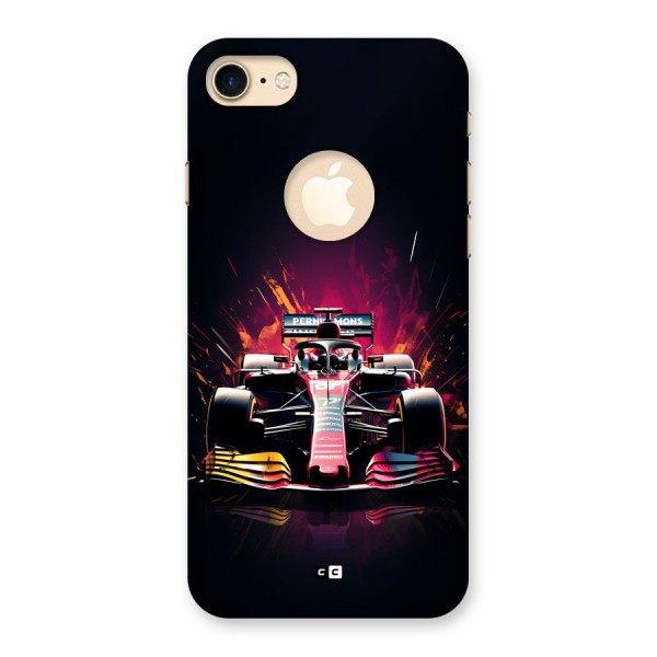 Game Racing Back Case for iPhone 8 Logo Cut