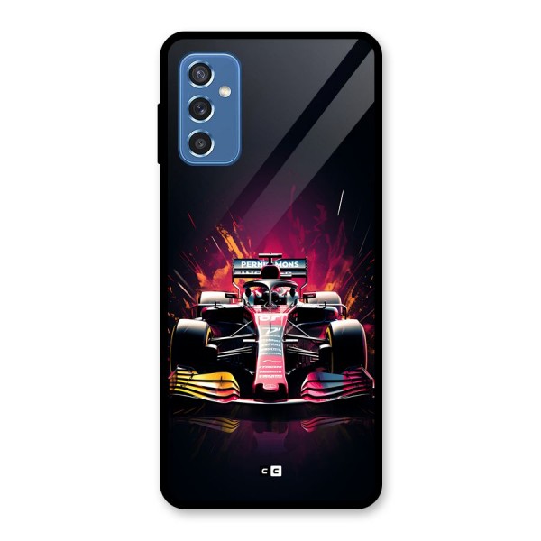 Game Racing Glass Back Case for Galaxy M52 5G