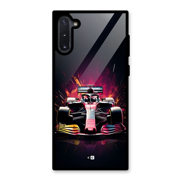 Game Racing Glass Back Case for Galaxy Note 10