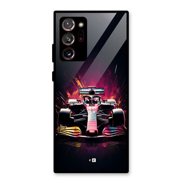 Game Racing Glass Back Case for Galaxy Note 20 Ultra