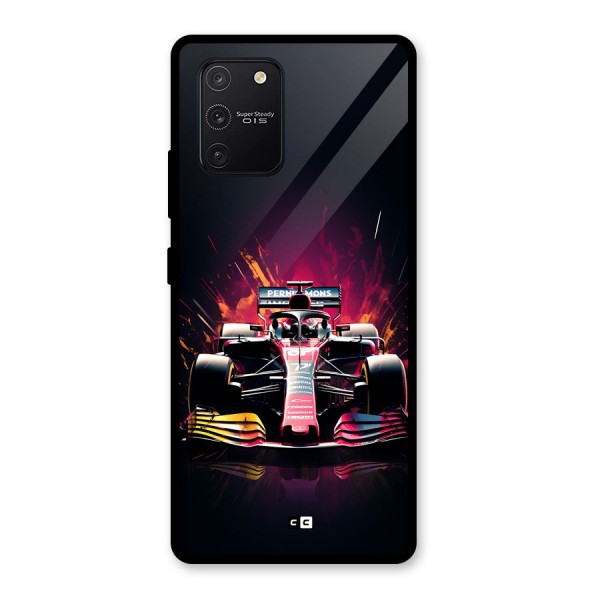 Game Racing Glass Back Case for Galaxy S10 Lite