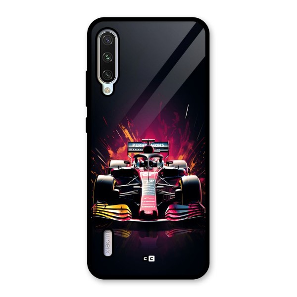 Game Racing Glass Back Case for Mi A3