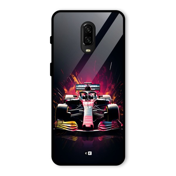 Game Racing Glass Back Case for OnePlus 6T